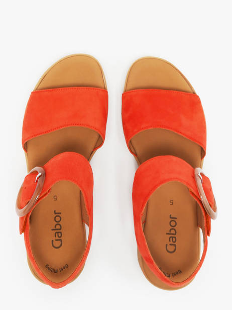 Sandales En Cuir Gabor Orange women 13 vue secondaire 3