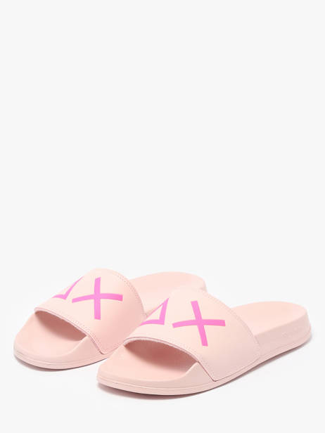 Flip Flops Logo Sun68 Pink women X35204 other view 1