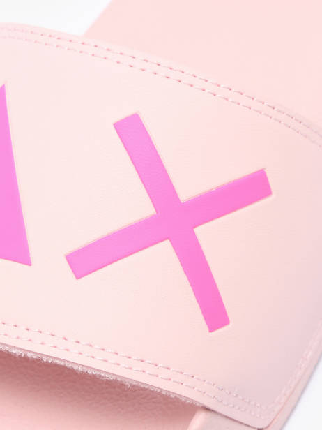 Flip Flops Logo Sun68 Pink women X35204 other view 3
