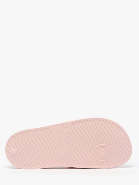 Flip Flops Logo Sun68 Pink women X35204 other view 4