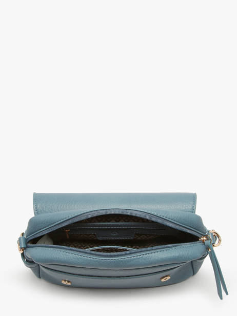 Sac Bandoulière Zip Lulu castagnette Bleu zip YRONDE vue secondaire 3