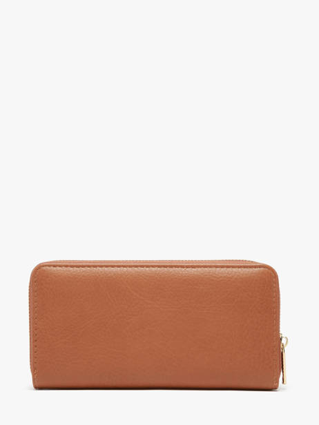 Wallet Lulu castagnette Brown zip CHRYS103 other view 2