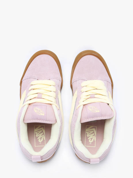 Sneakers En Cuir Vans Rose women D6ZO3N vue secondaire 4