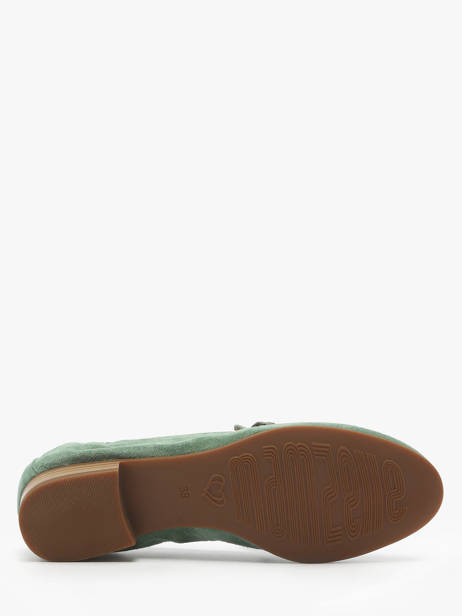 Mocassins Zanga En Cuir Mam'zelle Vert women CSIRK28 vue secondaire 4