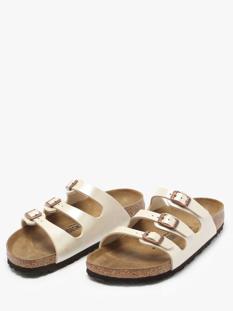 Mules Florida Birkenstock Blanc women 1029818 vue secondaire 1