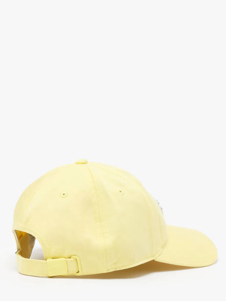 Casquette Lacoste Jaune accessoires RK318600 vue secondaire 2