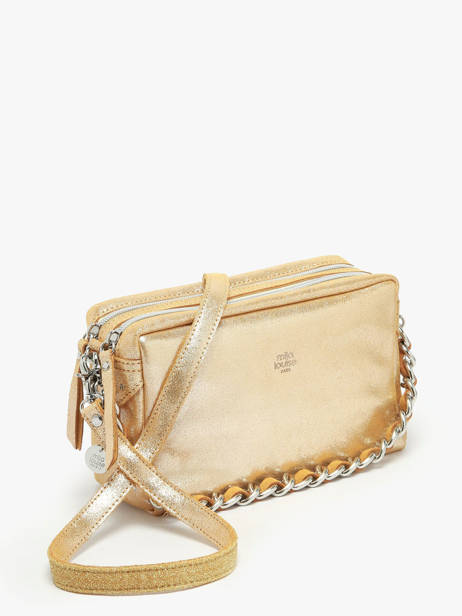 Sac Bandoulière Mama Cuir Mila louise Or vintage 23673X vue secondaire 1