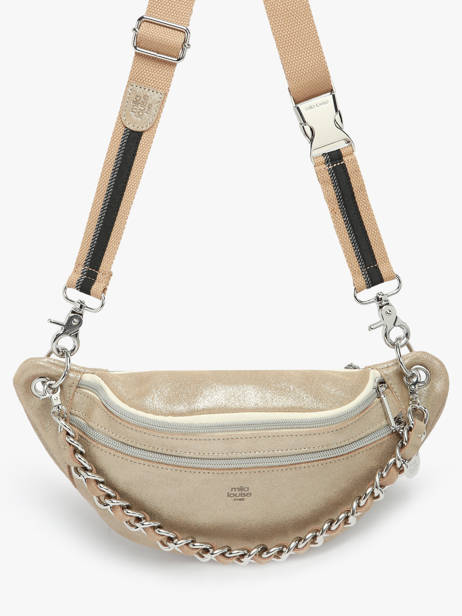 Sac Banane Mila louise Beige vintage 23689X vue secondaire 2