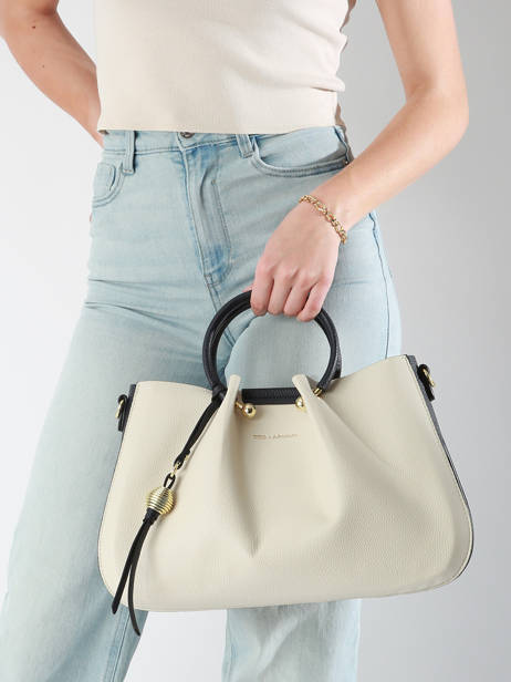 Shopping Bag Gretel Ted lapidus Beige gretel TLAU8924 other view 1