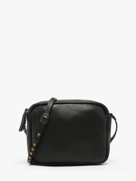 Shoulder Bag Leather Leather Biba Black leather BET8L