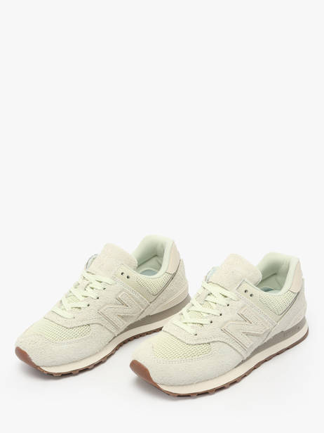 Sneakers 574 New balance Blanc accessoires WL574BLE vue secondaire 1