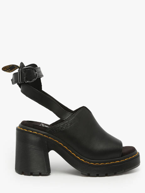 Sandales à Talon Millee Strap En Cuir Dr martens Noir accessoires 40514001