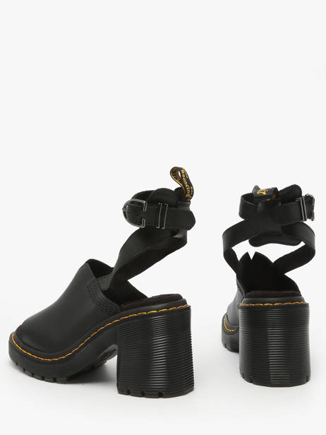 Sandales à Talon Millee Strap En Cuir Dr martens Noir accessoires 40514001 vue secondaire 2