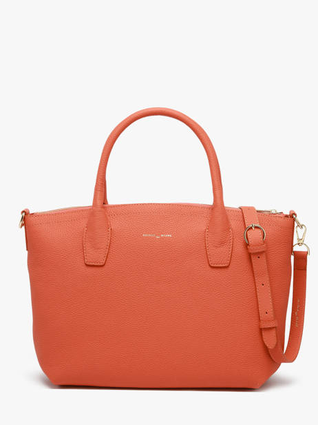 Leather Tiny Satchel Nathan baume Orange victoria 88 other view 4