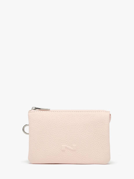 2-compartment Leather Pouch Nathan baume Pink original n 283N