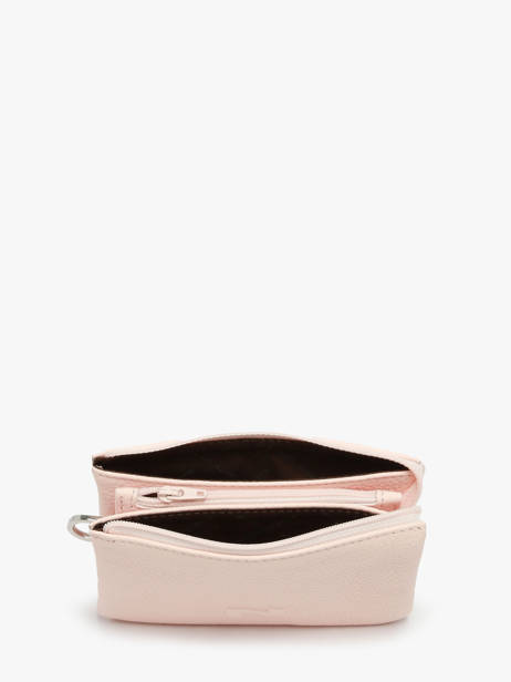 2-compartment Leather Pouch Nathan baume Pink original n 283N other view 1