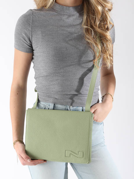 Sac Bandoulière Brugge Cuir Nathan baume Vert n city 2 vue secondaire 1