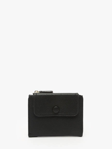 Porte-monnaie Porte-cartes Miniprix Noir grained 78COK865