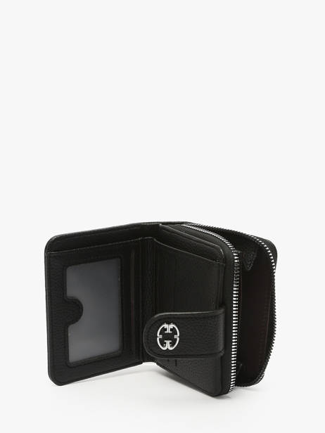 Porte-monnaie Porte-cartes Miniprix Noir grained 78COK867 vue secondaire 1