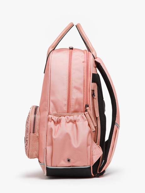 2-compartment Backpack Cameleon Pink vintage fantasy PBVGSD37 other view 2