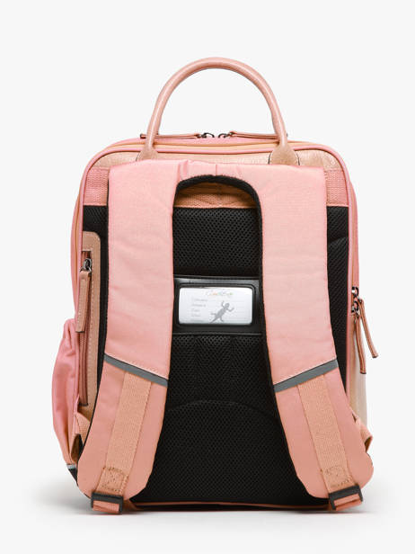 2-compartment Backpack Cameleon Pink vintage fantasy PBVGSD37 other view 4