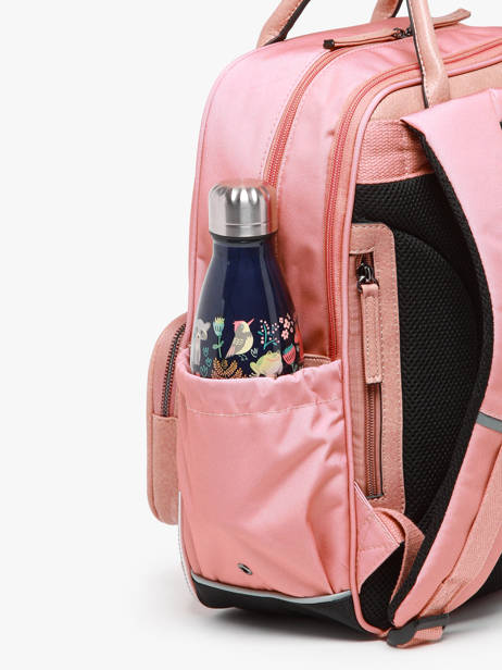 2-compartment Backpack Cameleon Pink vintage fantasy PBVGSD37 other view 5