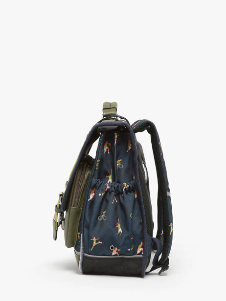 Satchel 2 Compartments Cameleon Green vintage urban 27 other view 2