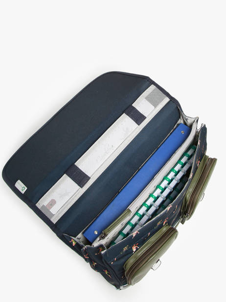 Satchel 2 Compartments Cameleon Green vintage urban 27 other view 3