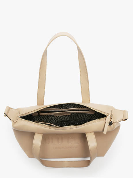 Sac Porté épaule Logo Lulu castagnette Beige logo YVRAC vue secondaire 3