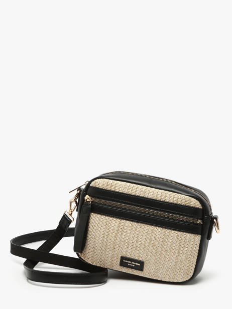 Sac Bandoulière St Tropez David jones Noir st tropez CM7538 vue secondaire 2