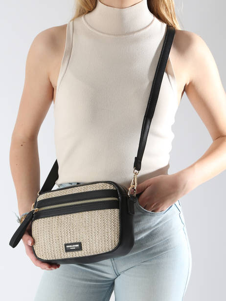 Sac Bandoulière St Tropez David jones Noir st tropez CM7538 vue secondaire 1