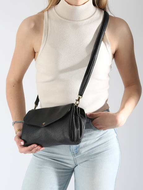 Sac Bandoulière Soft Miniprix Noir soft MD5238 vue secondaire 1