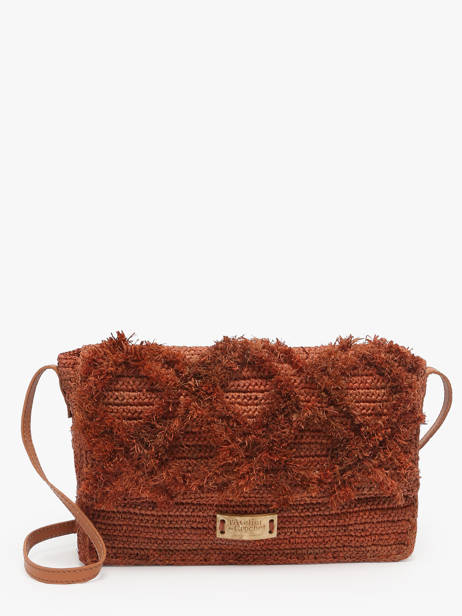 Sac Bandoulière L'atelier Du Crochet Raphia Le voyage en panier Marron l'atelier du crochet AM768