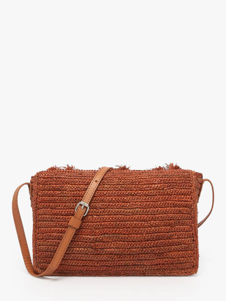 Sac Bandoulière L'atelier Du Crochet Raphia Le voyage en panier Marron l'atelier du crochet AM768 vue secondaire 4