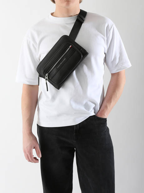 Belt Bag Tommy hilfiger Black central AM13352 other view 1