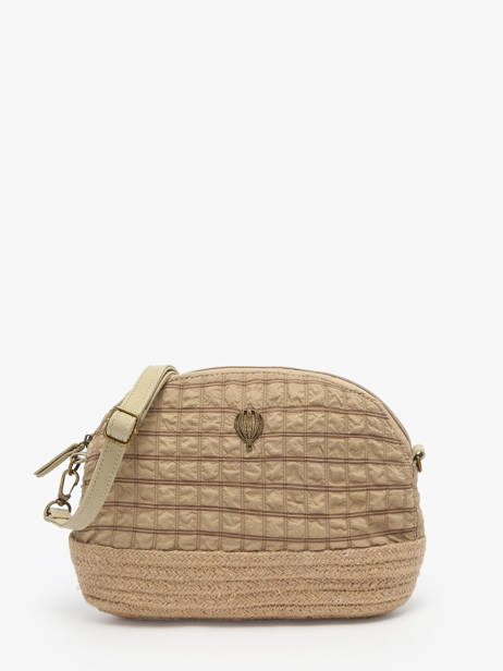 Shoulder Bag Gaufrette Le voyage en panier Beige gaufrette PM883