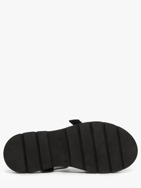 Sandals Teresa In Leather Nuyou Black women 37121 other view 4