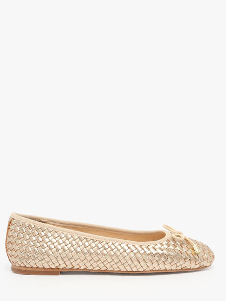 Ballerinas In Leather Inuovo Gold women A92002