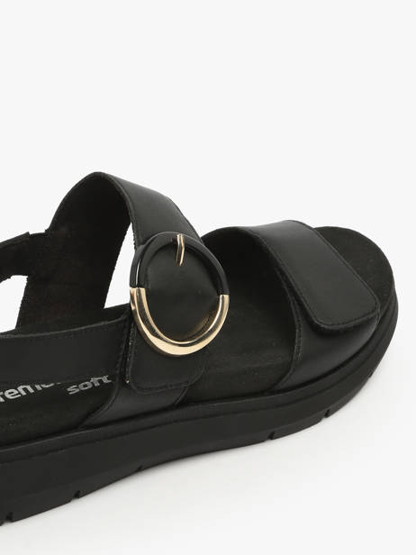 Platform Sandals In Leather Remonte Black women - D2K50-00 other view 2