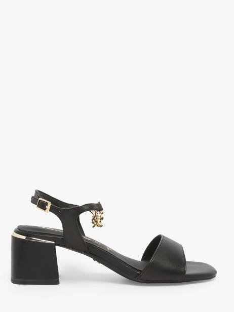 Heeled Sandals In Leather Tamaris Black women 44