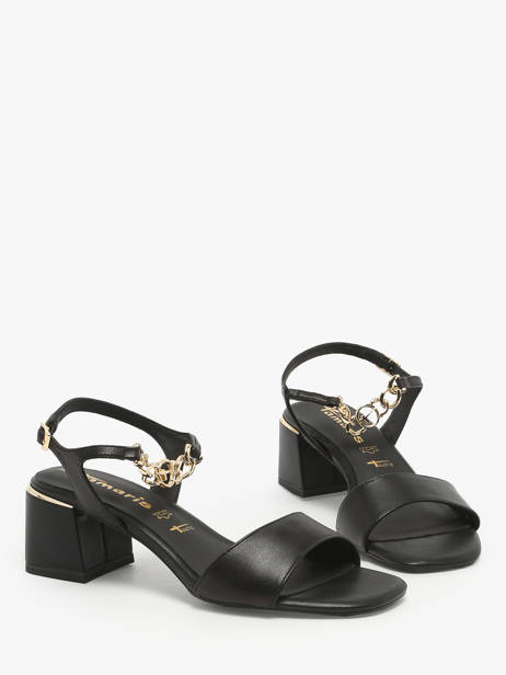 Heeled Sandals In Leather Tamaris Black women 44 other view 1