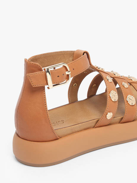 Sandals In Leather Inuovo Brown women A96039 other view 2