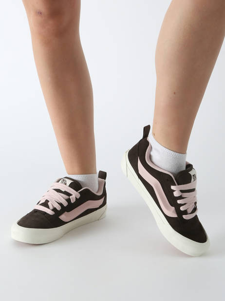 Sneakers Knu Skool In Leather Vans Brown women D75O3N other view 1