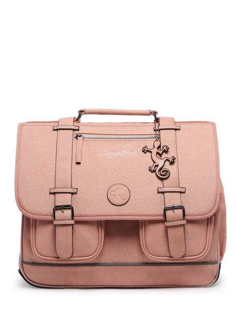 Satchel 3 Compartments Cameleon Pink vintage color VIC-CA41 other view 7