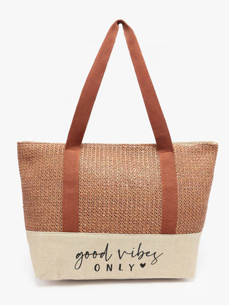 Shoulder Bag Plage Gerard pasquier Brown plage P25021