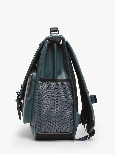 2-compartment Vintage North Backpack Cameleon Blue vintage north SD39 other view 2