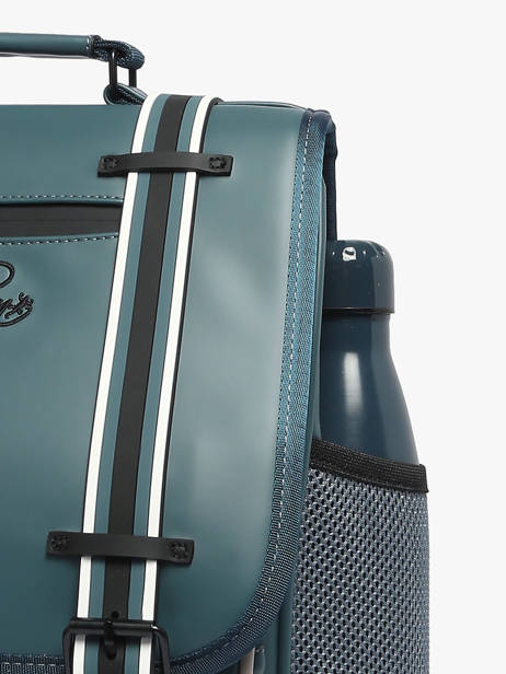 2-compartment Vintage North Backpack Cameleon Blue vintage north SD39 other view 5