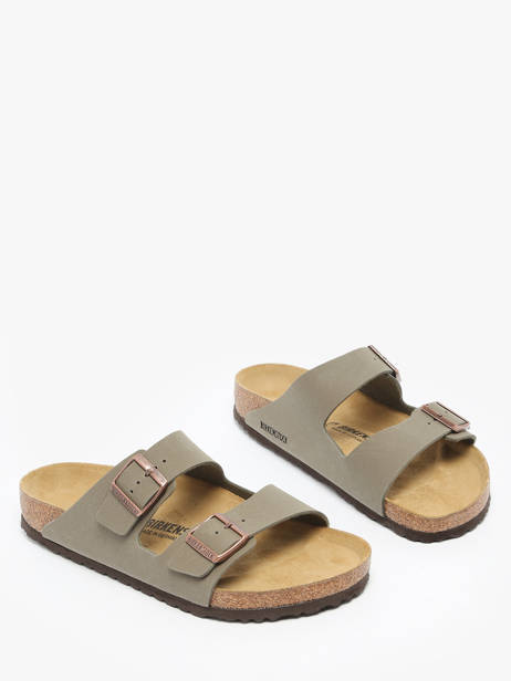 Slippers Arizona Bfbc Stone Birkenstock Gray men 151211 other view 2