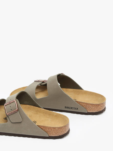 Slippers Arizona Bfbc Stone Birkenstock Gray men 151211 other view 3