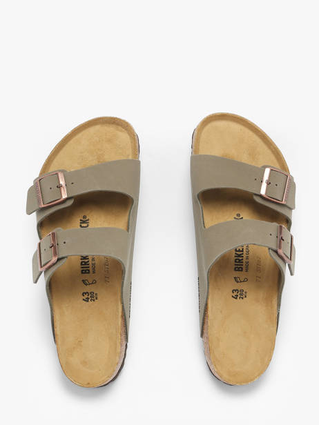 Slippers Arizona Bfbc Stone Birkenstock Gray men 151211 other view 4